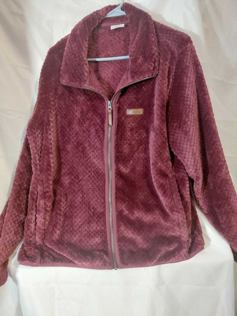 Columbia Teddy Full-Zip Jacket in Wine